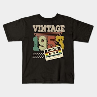 Vintage 1953 Decoration 71st Birthday Kids T-Shirt